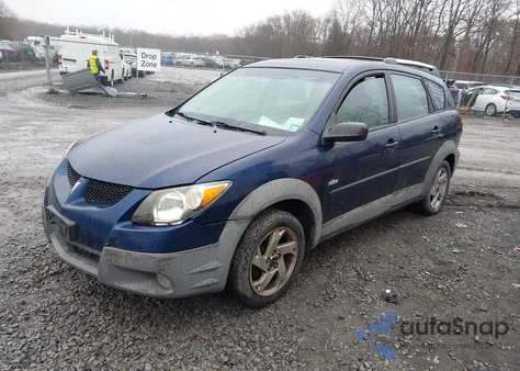 2003 Pontiac Vibe z USA, uszkodzony, nr VIN 5Y2SL62883Z451473